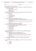 BIO 304 Population Biology & Evolution Exam 2// {Spring} // 65 questions and Answers
