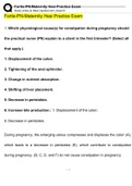 HESI PN Obstetrics&sol;Maternity &lpar;2 Versions&rpar; &vert; HESI PN OB&sol;Maternity &vert; HESI PN Obstetrics and Maternity &vert; HESI PN OB & Maternity &vert; Verified Questions and Answers&comma; 100&percnt; Correct