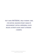 TEST BANK MATERNAL CHILD NURSING CARE, 6TH EDITION, SHANNON PERRY, CHAPTERS 1-49 NEWEST VERSION 2022.
