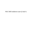 NSG 5003 midterm exam Q And A&period;