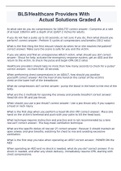 BLS&sol;Healthcare Providers With Actual Solutions Graded A &vert; 2023 LATEST UPDATE 