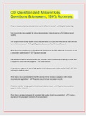 CDI Question and Answer Key&comma; Questions & Answers&comma; 100&percnt; Accurate&period;