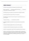 PMG EXAM 2 2023 with 100&percnt; correct answers