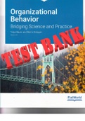 Organizational Behavior: Bridging Science and Practice Version 3.0 by Talya Buer and Berrin Erdogan. ISBN 978-1-4533-9198-3. All Chapter 1-15. TEST BANK/SOLUTIONS MAMUAL