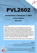 PVL2602 Assignment 1 Semester 1 2023 