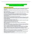 LETRS Unit 7 Assessment Test & All Sessions 1-6 Complete Questions&sol;Answers 2022&period;
