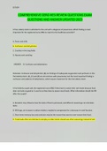 COMPREHENSIVE GERO HESI REVIEW QUESTIONS EXAM QUESTIONS AND ANSWER UPDATED 2023