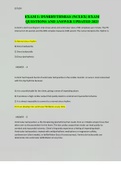 EXAM 1&colon; DYSRHYTHMIAS &lpar;NCLEX&rpar; EXAM QUESTIONS AND ANSWER UPDATED 2023