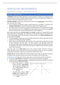 Derivative Instruments summary 2022-2023