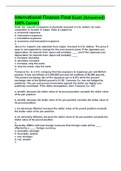 International Finance Final Exam &lpar;Answered&rpar; 100&percnt; Correct