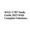 WGU C787 Exam Study Guide 2023 | C787 WGU Nutrition 2023 Exam | WGU C787 Health and Wellness Through Nutritional Science 2023 Questions and Answers | C787 Nutrition Review  | WGU C787 NUTRITION STUDY GUIDE UNIT 2 2023 Summary 2023 & WGU C787 Nutrition Fin