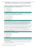 BIOCHEM C785 Readiness Test &lpar;Answered&rpar; 2022&sol;2023