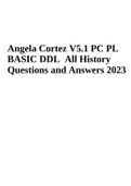 Angela Cortez V5.1 PC PL BASIC DDL All History Questions and Answers 2023