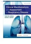 Test Bank for Clinical Manifestations and Assessment of Respiratory Disease 8th Edition by Des Jardins ISBN-13 978-0323553698