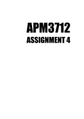APM3712 Assignment 4 2023