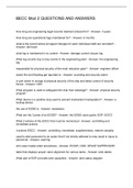 BECC Mod 2 QUESTIONS AND ANSWERS 2023