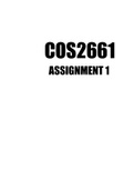 COS2661 Assignment 1  2023