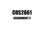 COS2661 Assignment 3