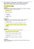 2023&lowbar;MidTerm NRNP6665 &sol; 2023MidTerm Seraphin NRNP 6665 100 questions answered and graded A&plus;
