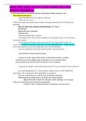 NURS MED SURG II EXAM STUDY GUIDE 2022&sol;2023 UPDATE GRADED A&plus;