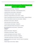 NUR 2474 Rasmussen Pharm Exam 2 Q and A 100&percnt; Verified