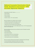 National Counselor Examination Study Guide&comma; Questions and answers&comma; 100&percnt; accurate&comma; Approved&period; Rated A&plus;