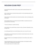 WGUD094 EXAM PREP EXAM 2023 WITH 100&percnt; CORRECT ANSWERS