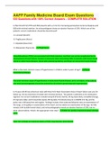 AAFP Family Medicine Board Exam Questions 533 Questions with 100&percnt; Correct Answers &ndash; COMPLETE SOLUTION