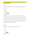 NURS 6320 EXAM-CARDIAL VASCULAR PRESCRIBING QUESTIONS WITH ANSWERS 2022