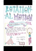 Rotational Motion Handwritten Notes