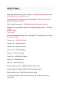 NTRI FINAL with a grade of A&plus; and accurate solutions available