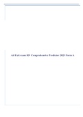 Ati Exit exam RN Comprehensive Predictor 2023 Form A
