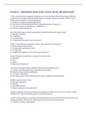 Exam 1 - Questions from Leik review book &lpar;all answered&rpar;