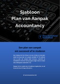 Plan van Aanpak Accountancy | Sjabloon & Voorbeeld | Hbo
