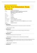 Final Exam 6512N Pt 27. Review Test Submission: Exam - Week 11