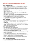A* A Level AQA Tudor History - Henry VIII Essay Plans + Essays