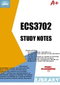 ECS3702 Study Notes