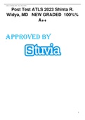 Post Test ATLS 2023 Shinta R&period; Widya&comma; MD NEW GRADED 100&percnt;&percnt; A&plus;&plus;latest updates