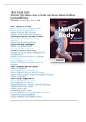 Memmler’s The Human Body in Health and Disease 14th Edition Cohen Hull Test Bank ISBN:978-1496380500|1 - 25 Chapter |Complete Guide A+