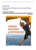 Test Bank - Human Anatomy & Physiology Laboratory Manual&colon; Making Connections&comma; 2nd Edition &lpar;Whiting&comma; 2019&rpar;&comma; Unit 1-31 &vert; All Chapters