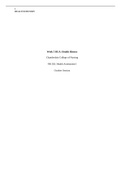 NR 302 Week 5 Assignment&semi; RUA&semi; Health History - BK is a 47-year old Asian Indian female