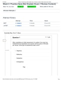 NR 302 Week 2 Practice Quiz &lpar;Not Graded Exam 1 Review Content&rpar;