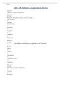 A&P 1 101 Module 1 Exam Questions & Answers &colon; Portage Learning &lpar;New-2022&rpar;