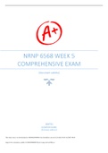 NRNP 6568 WEEK 5  COMPREHENSIVE EXAM 2023