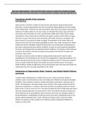 NUR-550 BENCHMARK - POPULATION HEALTH POLICY ANALYSIS TRANSLATIONAL RESEARCH AND POPULATION HEALTH MANAGEMENT 