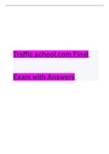 Traffic school&period;com Final Exam with Answers