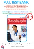 Test Bank For Pharmacotherapeutics for Advanced Practice Nurse Prescribers 5th Edition By Teri Moser Woo; Marylou V. Robinson 9780803669260 Chapter 1-55 Complete Guide .