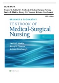 Test Bank For Brunner & Suddarth's Textbook of Medical-Surgical Nursing 15th Edition Author(s) Janice L Hinkle, Kerry H. Cheever.