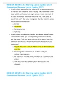 HESI RN MENTAL V2 Nursing Latest Update 2023 Guaranteed Success Latest Update 2023