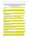  &semi;MAIN STUDY GUIDE MASTER TEST 2023 WITH COMPLETE SOLUTION